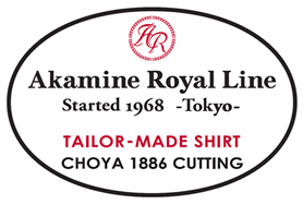 AkamineRoyalLineTAILOR MADE SHIRT CHOYA CUTTING3f̂m点